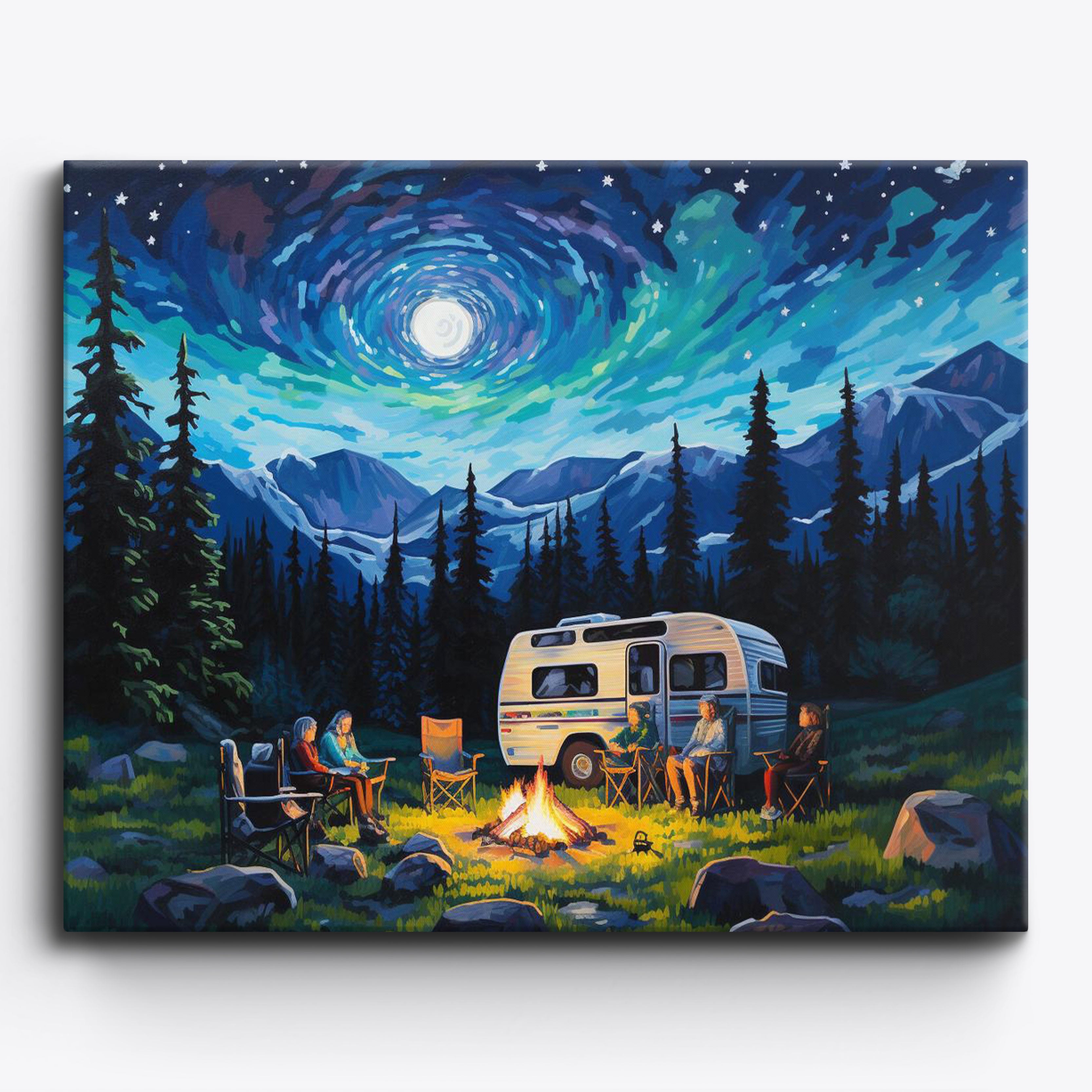 Camping Stars No Frame