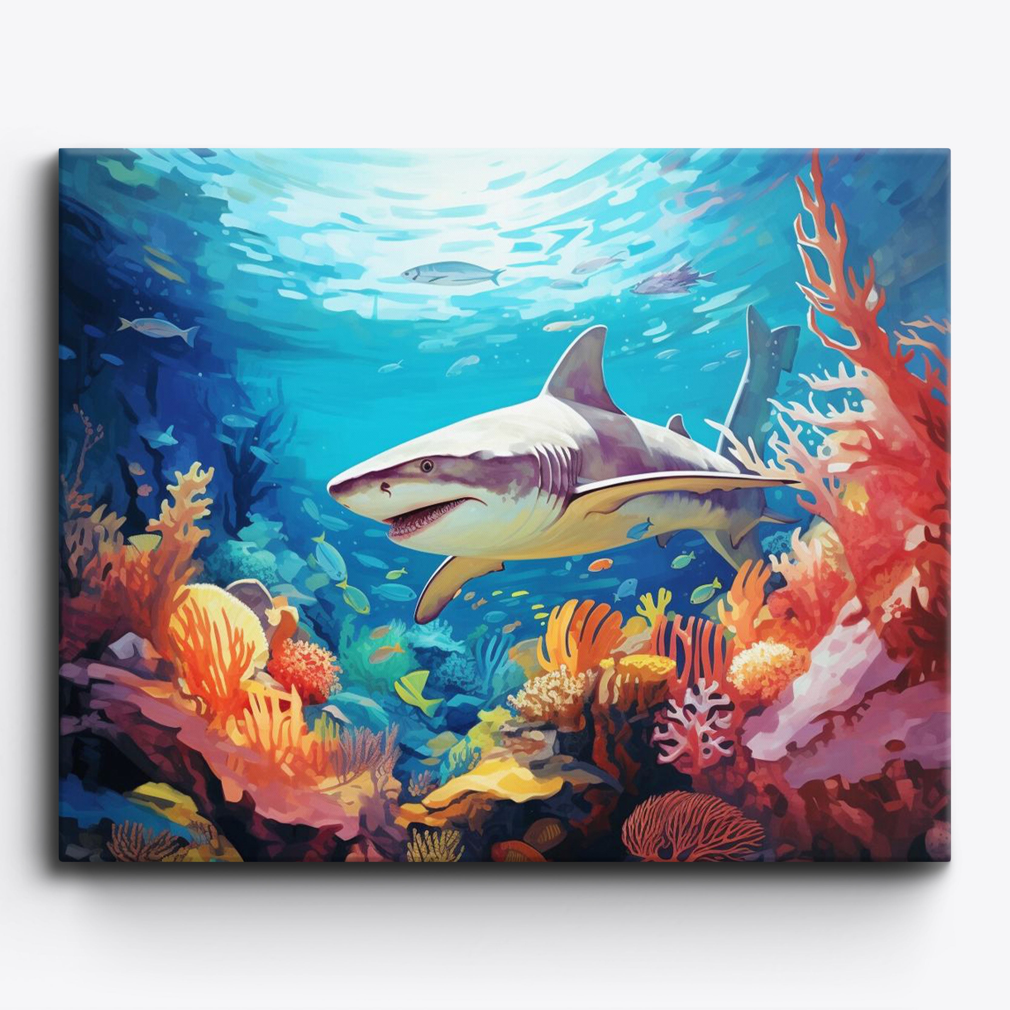 Dipingere con i numeri – Arte del pesce di fantasia