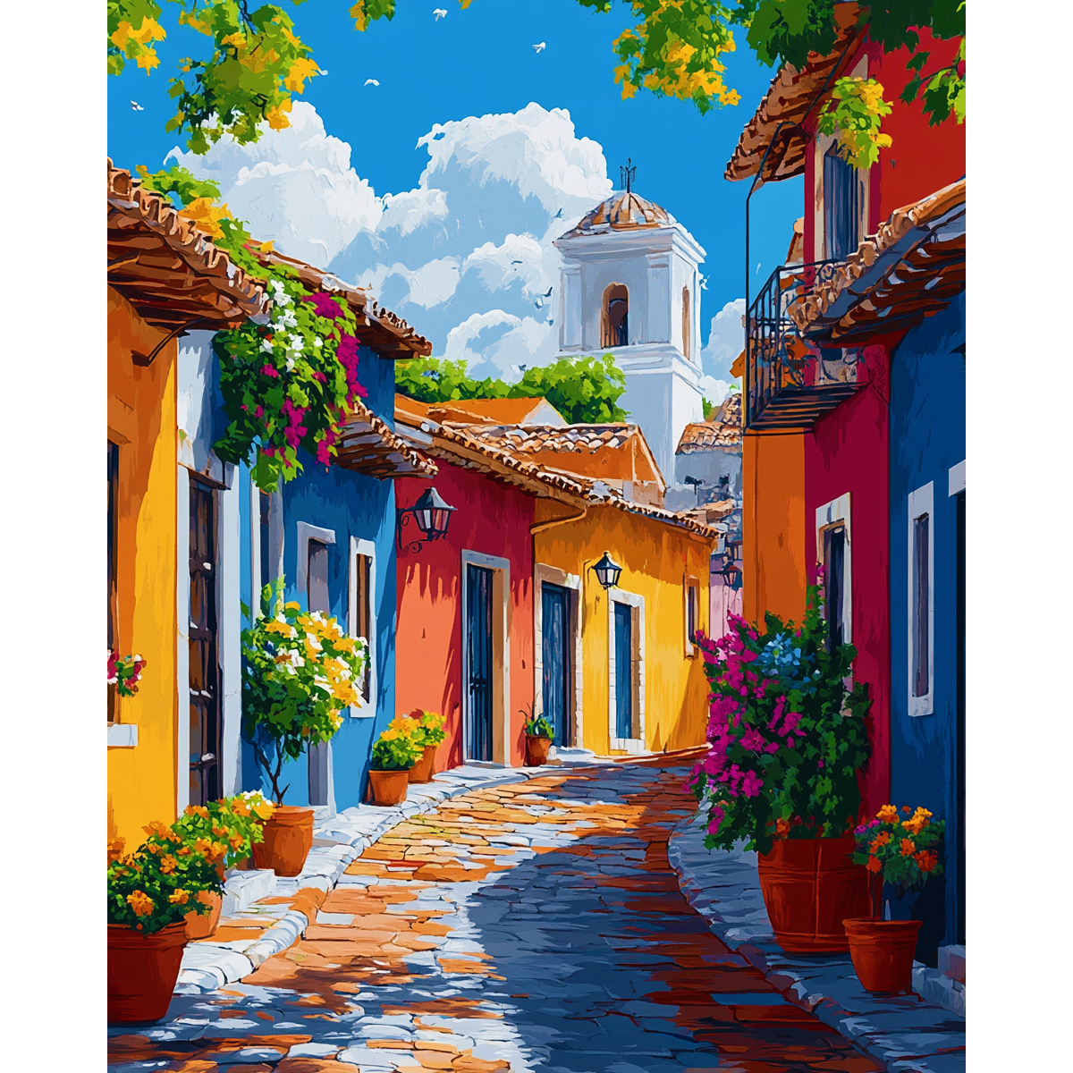 Colorful Cobblestones