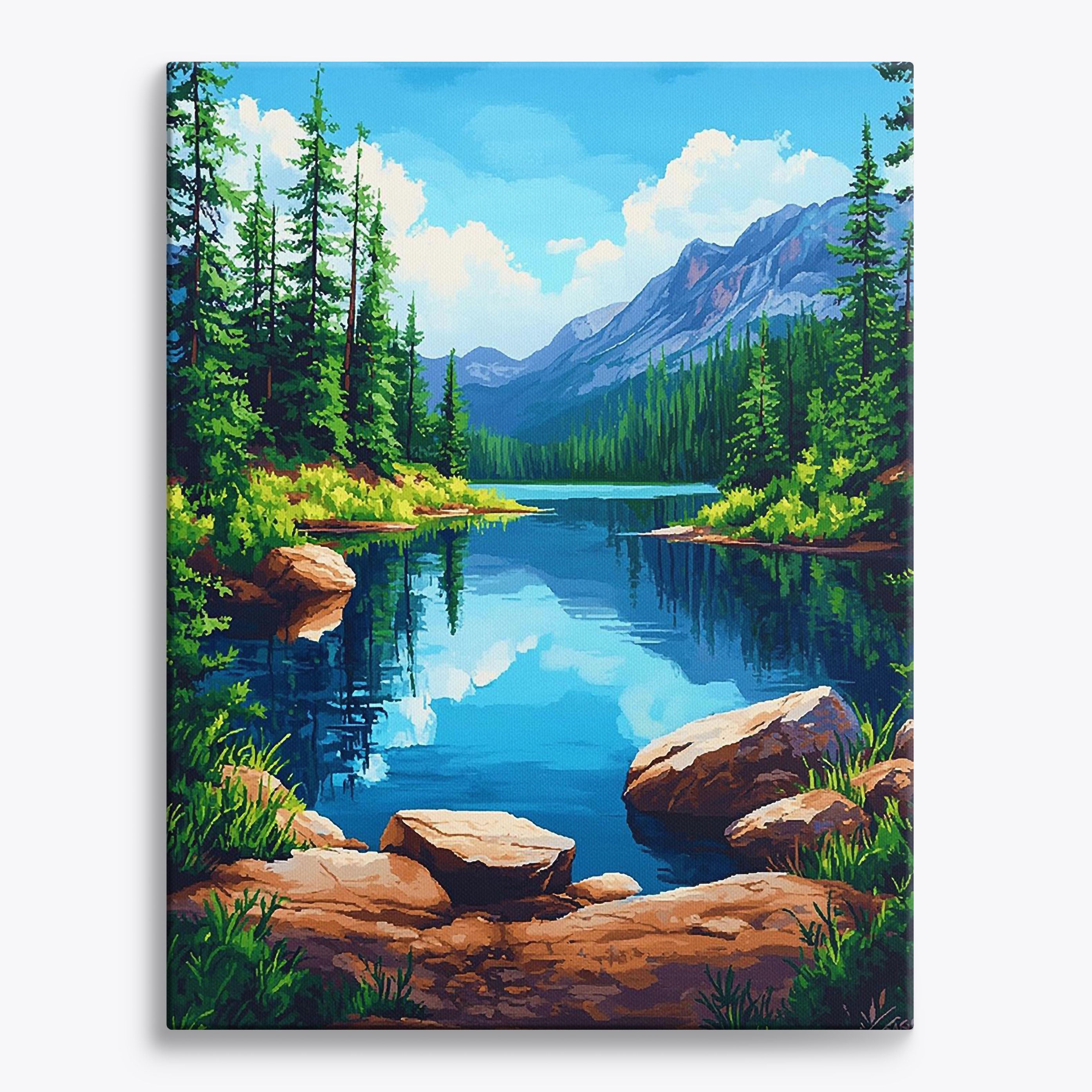 Forest Haven No Frame / Regular (19.7"x15.75"/50x40cm) / 24 colors