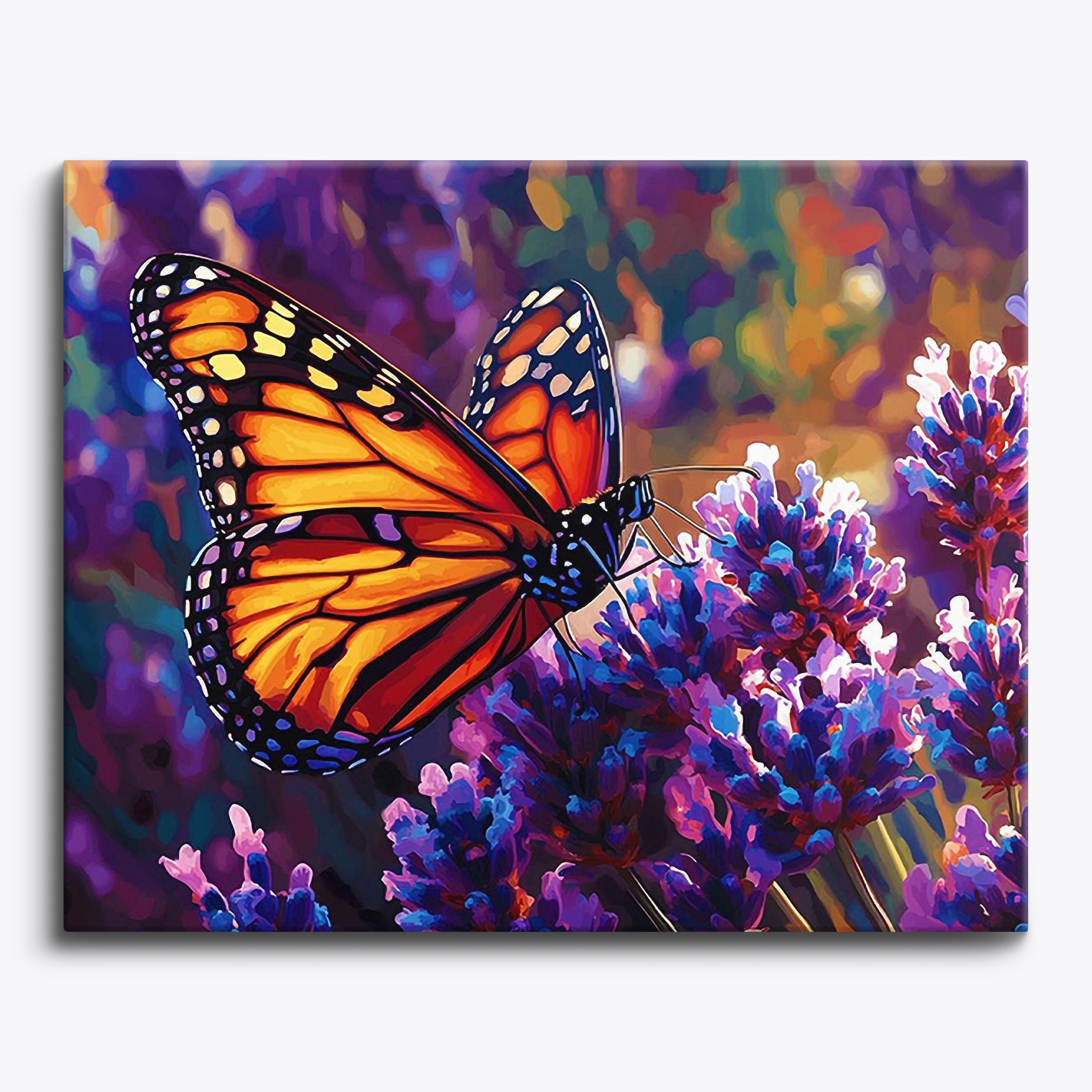 Lavender Flight No Frame / Regular (15.75"x19.7"/40x50cm) / 24 colors