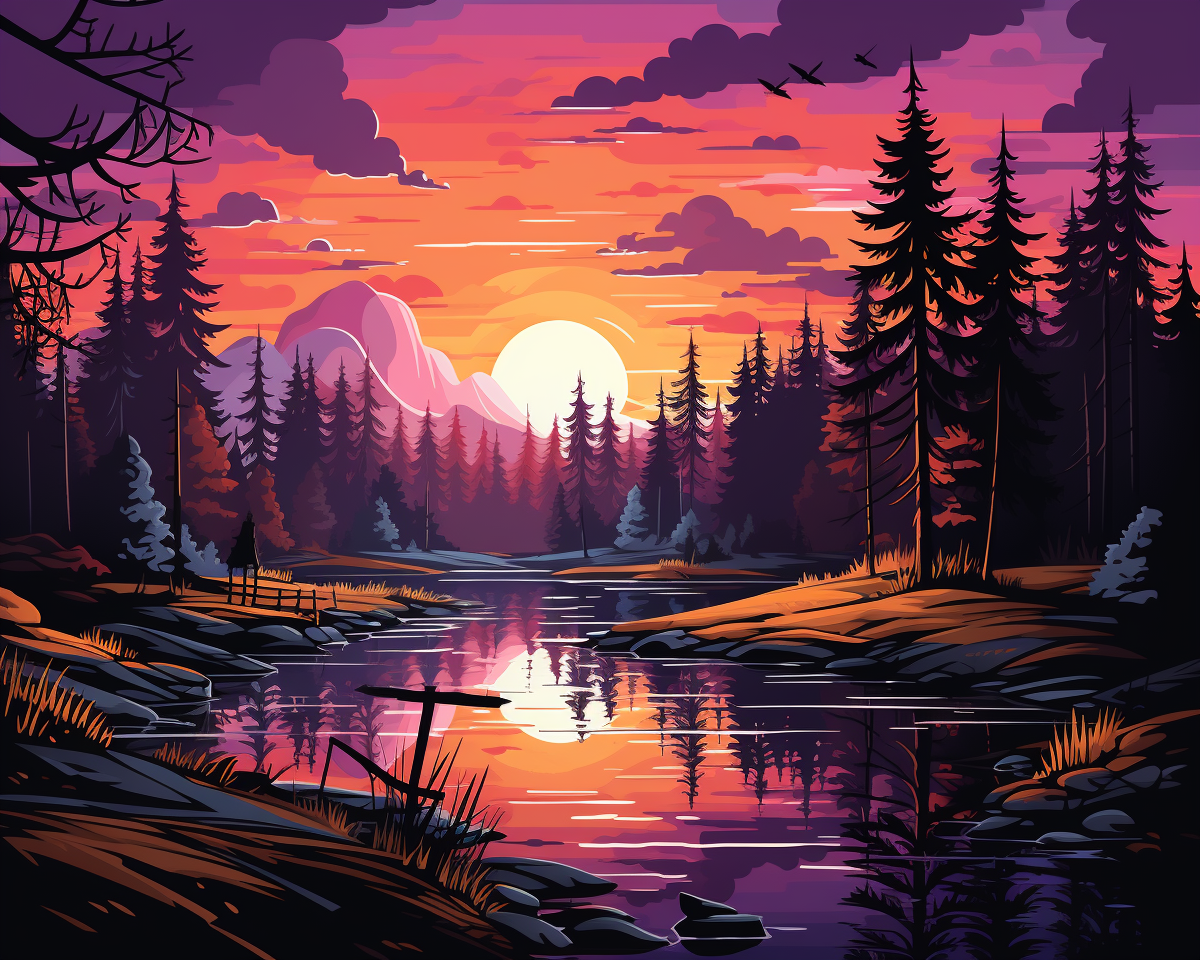 Lago Viola Sunset