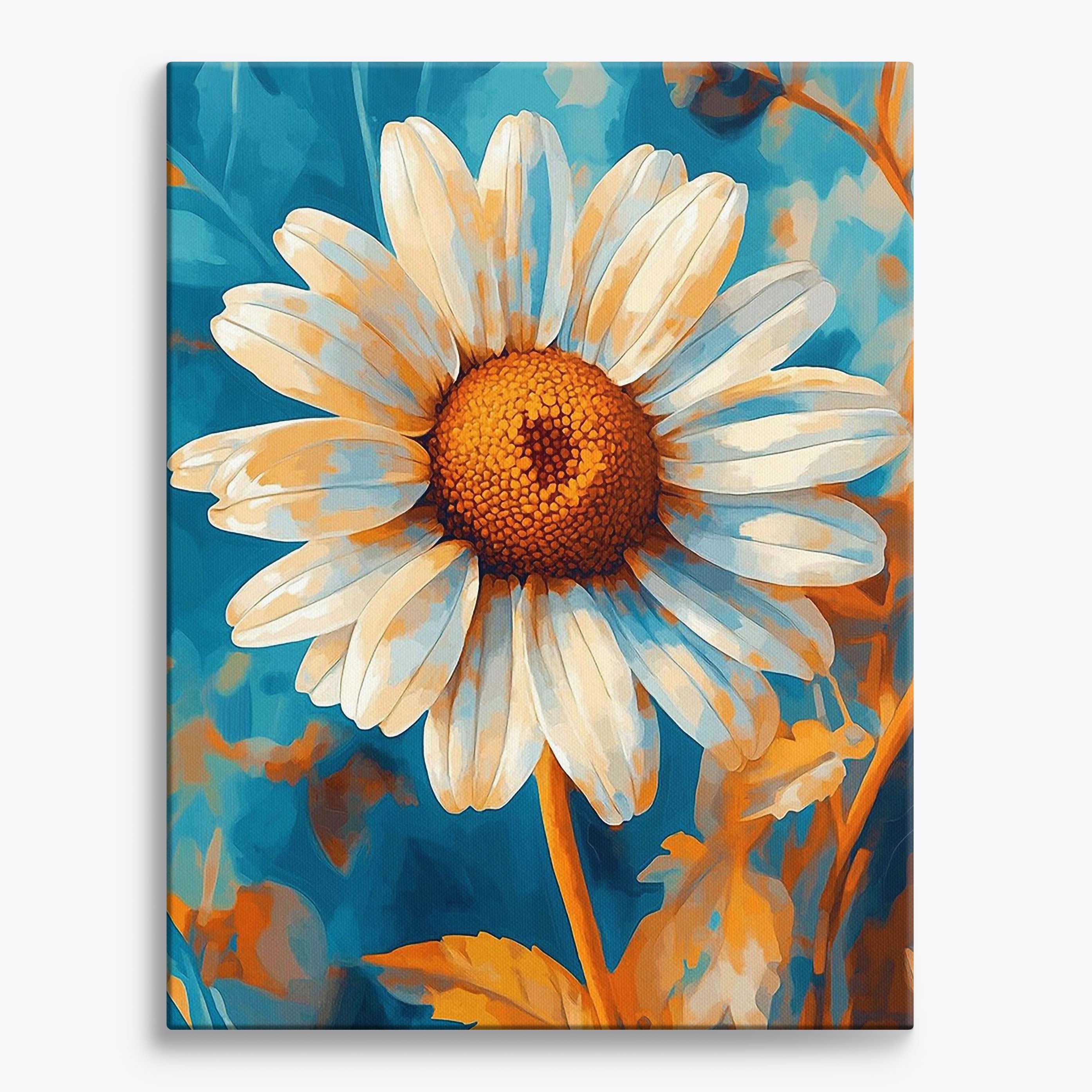 Sunlit Daisy Beauty No Frame / Regular (19.7"x15.75"/50x40cm) / 24 colors