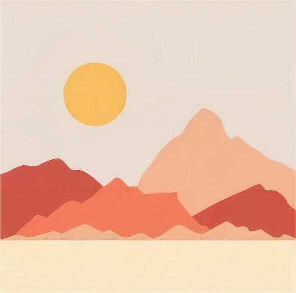 Minikit Paesaggio astratto del deserto