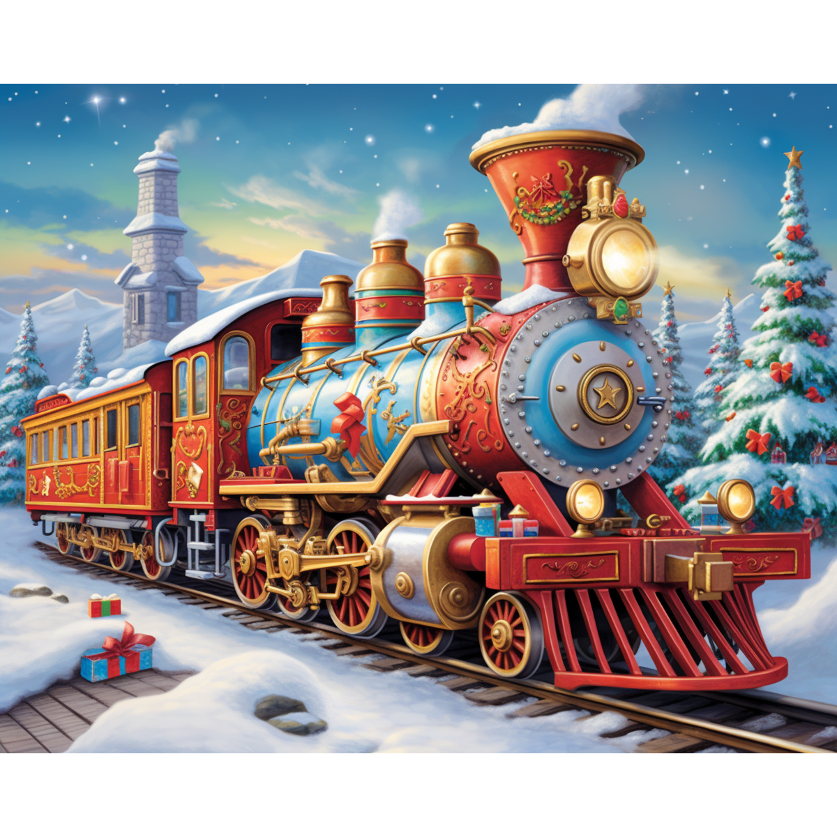 Viaggio in treno di Natale