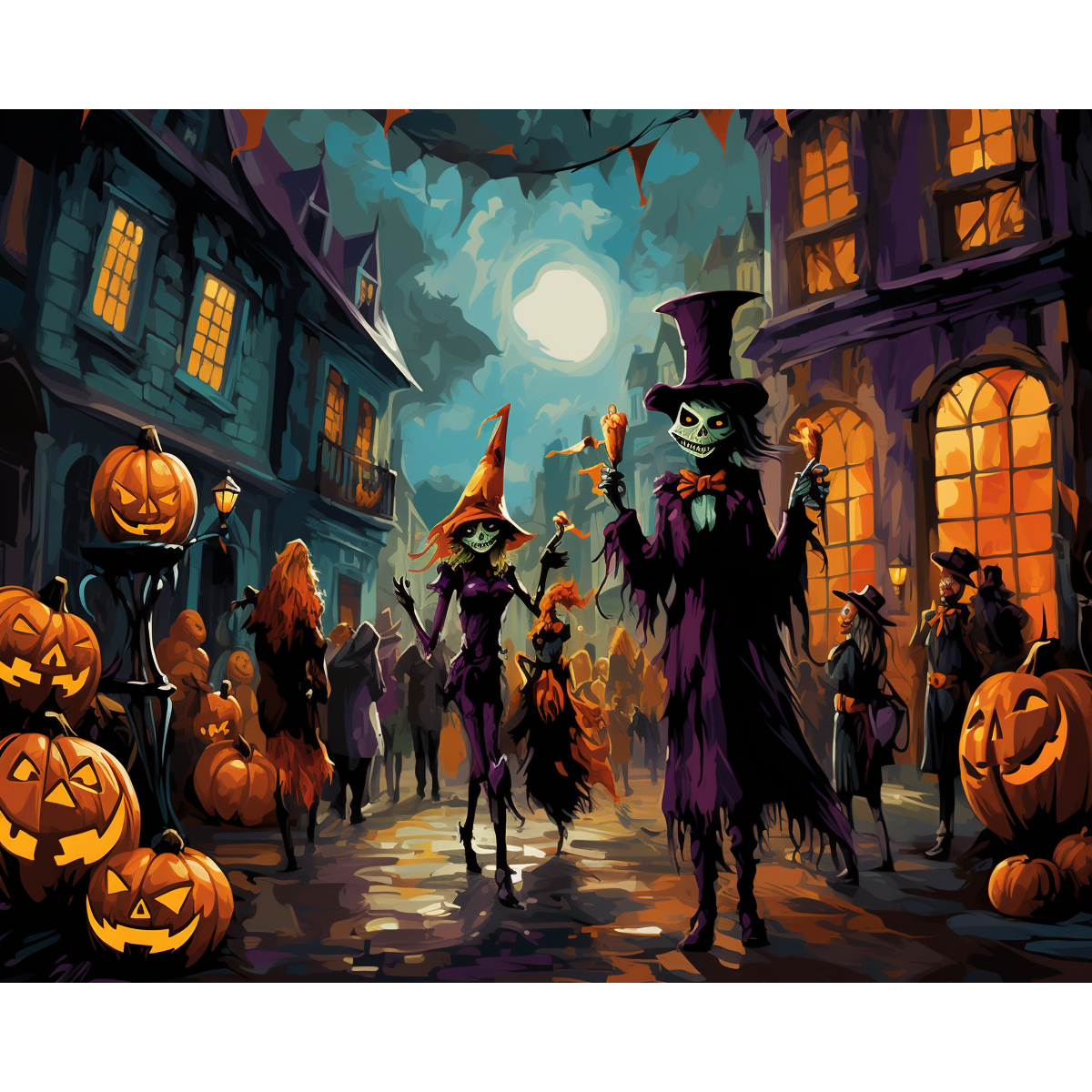 Colorful Halloween Spectacle