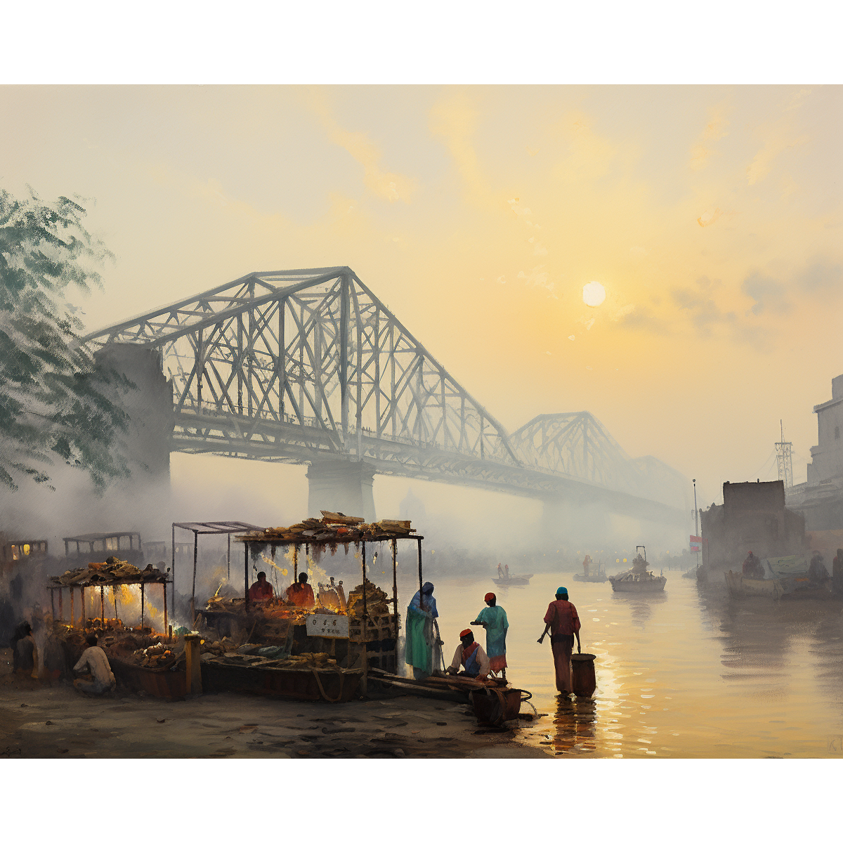 Kolkata Ponte di Howrah